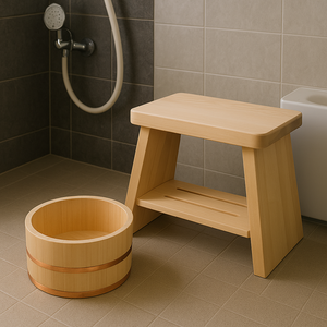 Cubo de Baño de Madera de Hinoki -YK0000000028 - Product Image 3