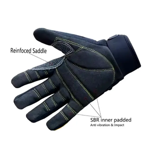 New Wholesale Lightweight Mechanic <b>Gloves</b> for <b>Men</b> and Safety Wear High Quality Leather Material Mechanic <b>Gloves</b> - Product Image 4