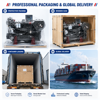 YuChai YC6108ZC Reihensechszylinder Schiffsdieselmotor 80kW 109PS 1500U/min für Arbeitsboote und Generatorsätze