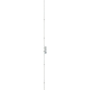 Cerradura de Seguridad Recta para Muebles con Cerrojo de Rodillo R4, Placa Frontal Plana de 10 mm de Grosor, Acabado Plateado, Marca BKS - Product Image 1