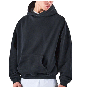 Custom 420-600 Gsm High Quality <b>Men's</b> Oversized Winter <b>Hoodie</b> 100% Cotton Poly Sweatshirt Long Print Manufacturer's Collection - Product Image 1