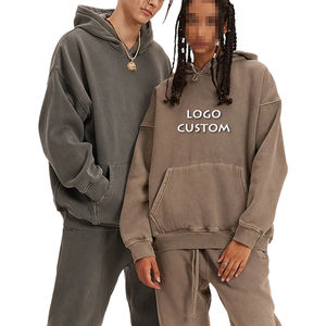 Street Vintage Loose Women's Hoodies Customized Washed Distress Plus Size Women s Hoodies Sudaderas Fleece Lady Hoodies - Product Image 6