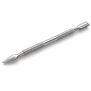 Empujador de Cutículas de Doble Punta de Acero Inoxidable para Manicura y Pedicura, con Agarre Antideslizante, Resistente al Óxido, Instrumento Profesional para el Cuidado de las Uñas - Product Image 1