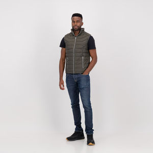 Chaleco acolchado de burbujas con capucha para hombre clásico, chaqueta de invierno cálida sin mangas acolchada, ropa de calle informal, ropa de moda para exteriores - Product Image 6