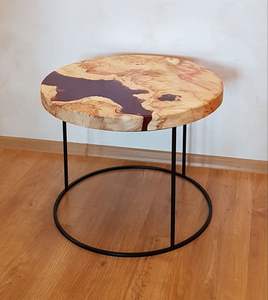 APPORTER PERSONNALISÉ et BOIS Meilleure qualité Meubles de maison de luxe en bois de noyer massif Restaurant Salle à manger CoffeeRiver Cuisine époxy - Product Image 5