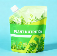 Pochette Doypack Biodégradable Personnalisée de Haute Qualité avec Bec Verseur Refermable pour l'Emballage de Recharge d'Huile de Lubrification Moteur Chimique