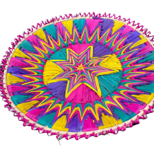 Assiette Traditionnelle Pakistanaise Chabbi pour Roti, Fabriquée à la Main, Assiette de Service pour Chapati Multicolore, Assiette de Service pour Changair et Pain - Product Image 6