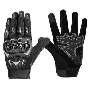 Guantes de Motocicleta de Cuero de Primera Calidad al por Mayor, Guantes de Motociclista de Alta Calidad para Motociclismo, Carreras, con Doble Protección en la Palma, Pakistán - Product Image 6