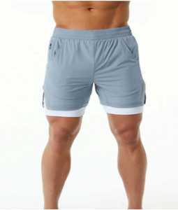 Pantalones cortos de entrenamiento de gimnasio atléticos de verano personalizados para hombres, ropa deportiva de talla grande ecológica de alta calidad, cordón elástico transpirable - Product Image 1