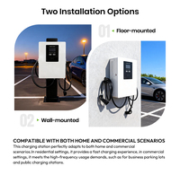 Estación de Carga Rápida para Vehículos Eléctricos EVEGO Personalizada con Sistema POS de Nivel 2, IP55, Monofásica, OCPP 2.0.1, Montaje en Pared, CCS1, 21kw, Cargador de CC para Vehículos Eléctricos