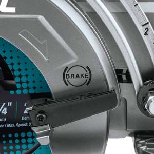 Sierra Circular de 7 1/4 Pulgadas con Mango Trasero, Fuente de Alimentación Eléctrica, Herramienta sin Accesorios - Product Image 1