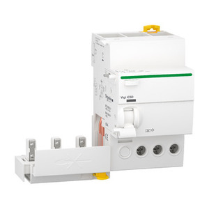 Dispositivo di Protezione da Sovratensioni Schneider Electric A9Q24325 Vigi IC60 3P 25A 300mA Tipo A, Blocco Aggiuntivo per Protezione da Dispersione a Terra - Product Image 1