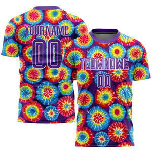 Custom Sublimation Customizable Lightweight Breathable Quick Dry 100% Polyester Half Sleeve Soccer Jersey Personalized Design - Product Image 4