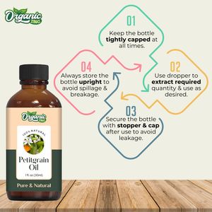 100% Huile essentielle de petitgrain biologique pure à prix économique avec emballage personnalisé disponible - Product Image 5