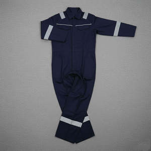 Cinta Reflectante Azul Llama de Poliéster con Luz LED Impermeable de Seguridad Industrial ANSI Clase 2, Ropa de Trabajo Resistente al Fuego - Product Image 1