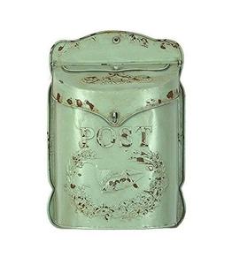 Décoration murale extérieure et intérieure, boîtes aux lettres suspendues de jardin, support mural décoratif en fer galvanisé, fournisseur de boîtes aux lettres - Product Image 6