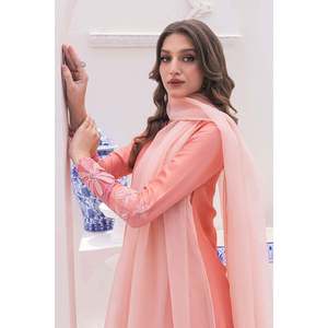 Ensemble chemise et dupatta en mousseline de soie Renee pour le printemps/été - Product Image 2