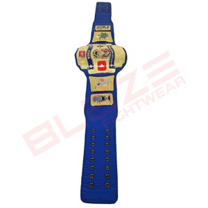 Cinturón de Campeonato Personalizado de Lucha Libre, Boxeo y Kickboxing, con Hebilla de Aleación y Cuero Vacuno, 51 Pulgadas, Giratorio - Product Image 2