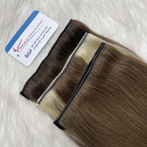 Hot Item 2026 Clip-in Hair Extensions Vietnamese Virgin Hair Natural Color Double Drawn Thick Ends No Shedding No <b>Tangles</b> - Product Image 3
