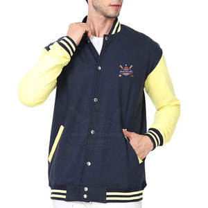 Meilleure vente Veste coupe-vent Letterman pour homme nouveau style de vêtements d'hiver à la mode avec col montant - Product Image 1