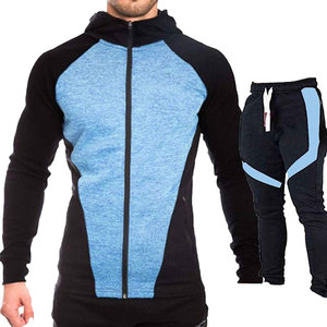 Survêtement de qualité supérieure en sublimation numérique pour homme, 100 % coton biologique, pull à manches longues avec poche kangourou sur le devant - Product Image 2