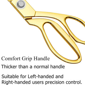 Ciseaux de tailleur professionnels pour la coupe de tissu meilleure lame incurvée nouveaux ciseaux de tailleur en acier inoxydable - Product Image 4