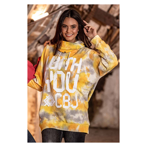 เสื้อสเวตเตอร์ตัวยาว2ชิ้นสำหรับผู้หญิงเสื้อสเวตเชิ้ตแบบลำลอง - Product Image 3