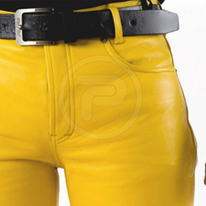 กางเกงหนังผู้ชายจากปากีสถานกางเกงหนังสไตล์ใหม่ - Product Image 6