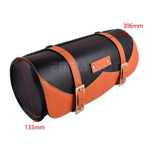 Customized Multifunction Heavy Duty PU Leather Waterproof Biker <b>Tool</b> <b>Bag</b>/ Roll <b>Bag</b> For Sale - Product Image 2