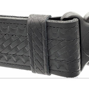 Cinturón Táctico de Cuero de Grano Completo de Alta Calidad, Color Negro, con Diseño de Flor, Transpirable, para Protección y Comodidad al Aire Libre - Product Image 4