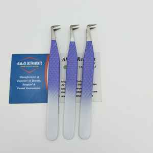 Pince à épiler professionnelle à 90 degrés durable durable outil de cils professionnel en acier inoxydable de haute qualité - Product Image 4