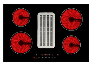 Placa de Inducción de Vitrocerámica <span class=keywords><strong>Integrada</strong></span> de 4 Quemadores de 6800W con Cocción Rápida, Infrarroja y con Filtro de Reciclaje - Product Image 3