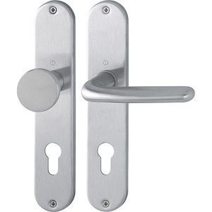 ชุดมือจับประตูแผ่นยาวสแตนเลส HOPPE รุ่น Cardiff E48/302/1850Z F69 PZ 72 มม. DIN ซ้าย/ขวา - Product Image 1