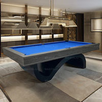 Table de billard et de salle à manger 3-en-1 sur mesure WANYAJU 2025, 9ft, 8ft, 7ft, avec plateau en ardoise, multi-jeux, de luxe, pour maison moderne