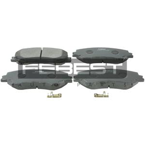 Set di pastiglie freno anteriori FEBEST (0201-J11EF) - Product Image 1