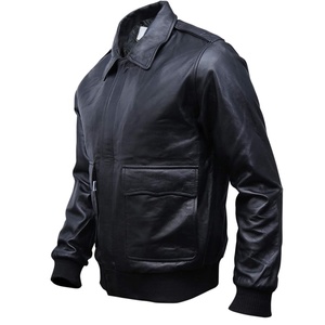Chaqueta de cuero ajustada para hombre Chaqueta de cuero genuino de moda elegante para un estilo moderno Hombres Bomebr - Product Image 2