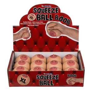 Balle anti-stress à pétrir, nouveauté, en plastique, à presser, design bulle, pour garçons, filles, enfants, soulagement du stress, cadeau fantaisie en forme de poitrine souple - Product Image 1