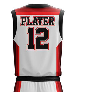 Ensemble d'uniformes de basket-ball imprimés sur mesure, grande taille, best-seller, prix bas, 100% polyester, vêtements de sport - Product Image 6