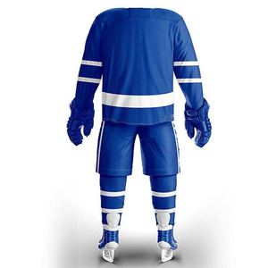 Maillot de hockey sur glace personnalisé en gros, conçu sur mesure, avec un tissu en polyester de haute qualité pour un ajustement confortable et une équipe professionnelle - Product Image 5