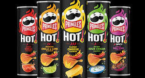 Vente en gros de chips de pommes de terre épicées Pringlles aux saveurs exotiques Big Wave - Product Image 3