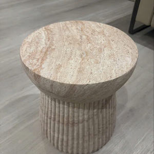 Maceta ligera hecha a mano en forma de tambor de piedra de fibra para hogar y jardín hecha en Vietnam - Product Image 2