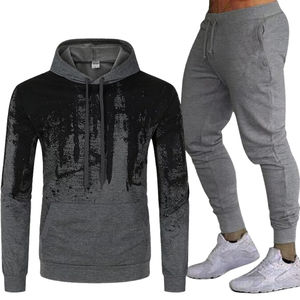 Chándal Deportivo Ligero 2 en 1 de Alta Calidad para Hombre, en Poliéster/Algodón, de Manga Corta, Sólido, Elegante, Cómodo y Transpirable - Product Image 1