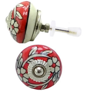 Tiradores de puerta de cajón de pomo de cerámica modernos Exportación de calidad para cocina sala de estar disponibles diferentes colores para uso en tocador - Product Image 2