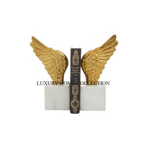 ที่ตั้งหนังสือหินอ่อนตกแต่งสุดพิเศษที่ออกแบบมาให้มีรสนิยมทางศิลปะสำหรับผู้ที่กำลังมองหาการตกแต่งที่มีเอกลักษณ์และมีสไตล์ - Product Image 3