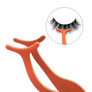 Eyelashes Tweezers Professional False Eyelash Extension Tweezer Eye Lash Applicator Clip Beauty <b>Tool</b> Stainless Steel by Vaslcare - Product Image 3