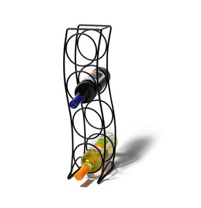 Elegante Botellero de Hierro para Mesa, Perfecto para Mesas de Comedor, Ofrece Almacenamiento Decorativo Compacto con una Construcción Resistente - Product Image 6