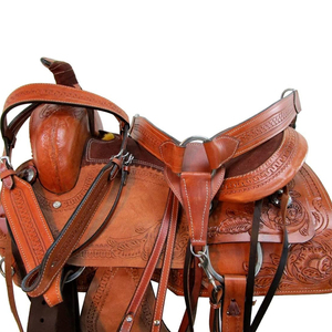 Selle anglaise de qualité supérieure pour l'équitation, produit le plus vendu, selle anglaise en cuir américain pour cheval de style western - Product Image 2