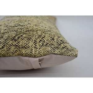 Beige 12x24 Pouces Laine Kantha Tapis Rustique Vintage Motif Oreiller Tissé Technique - Product Image 4