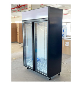 Glass Door Commercial Display Refrigerator Supermarket Upright Fridge Freezer Refrigerator for Beverages Beer <b>Drinks</b> - Product Image 4