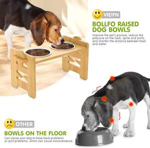 Bol pour chien incliné surélevé pour petits chiens bol d'alimentation incliné surélevé pour chat et bouledogue français bol de nourriture et d'eau pour animaux de compagnie avec réglage - Product Image 3